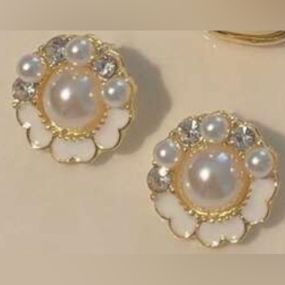 Fashion Jewelry Jewelry - Pearl Flower Earrings